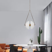 Suspension moderne en verre nordique Éclat